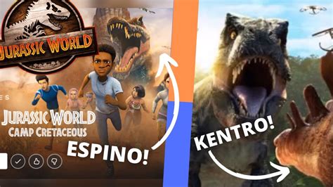 Kentro Vs T Rex Espino E Mantah Corp Imagens Jurassic World