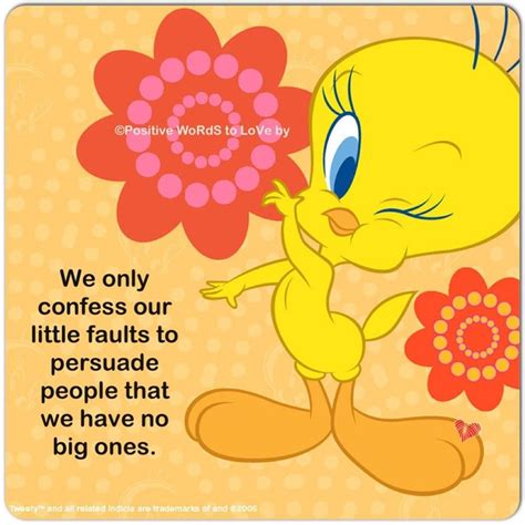 Positive Words To Love By Tweety Tweety Bird Quotes Bird Wallpaper