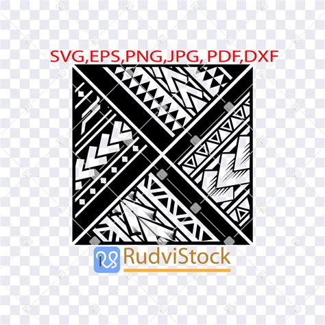 Samoan Svg Polynesian Svg Tribal Svg Maori Pattern Etsy