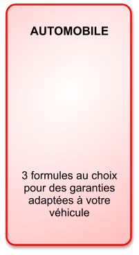 AUTOMOBILE 3 Formules Au Choix Pour Des Garanties Adapt Es Votre V Hicule