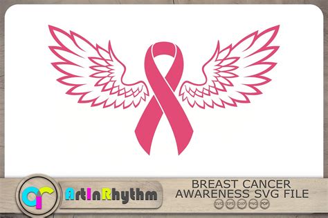 Pink Ribbon Svg, Cancer Awareness Svg Graphic by artinrhythm · Creative Fabrica