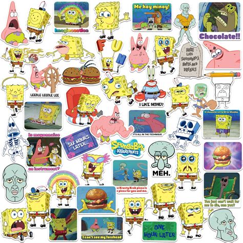 Spongebob Meme Ct Vinyl Large Deluxe Stickers Variety Pack Laptop