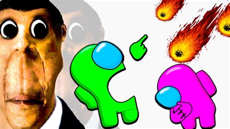 Obunga Meme Vs Among Us In Real Life Animation Meteorite Apocalypse