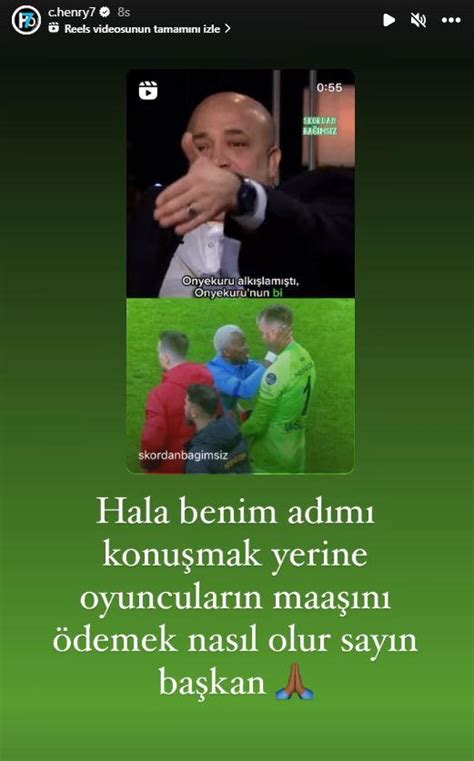 Gerilim T Rman Yor Sancak Onyekuru Nun Payla M Na Cevap Verdi T M