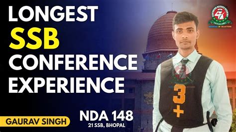 Ssb Conference Experience Of Nda Recommended Candidate L Ssb