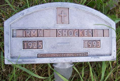 Irma Lucinda Brixius Shocker 1925 1993 Monumento Find A Grave