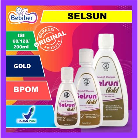 Jual Selsun Gold Shampoo 60ml And 120ml And 200ml Selsun Shampo Sampo Anti Ketombe Shopee