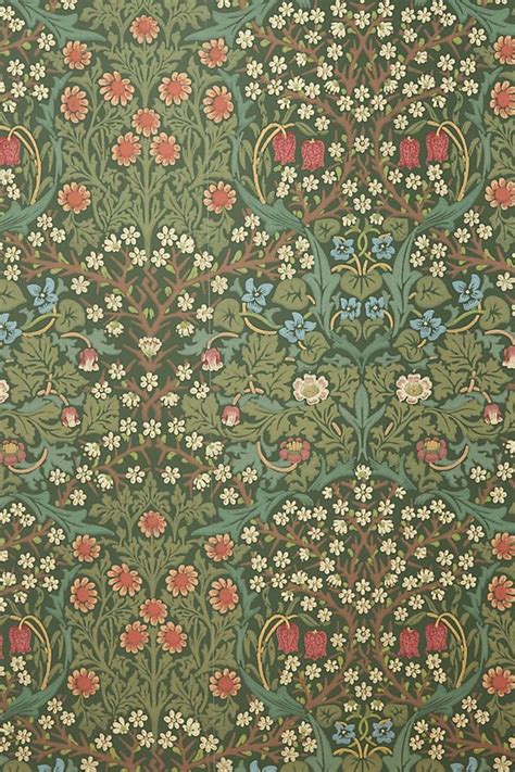 Morris And Co Blackthorn Wallpaper Morris Wallpapers William Morris