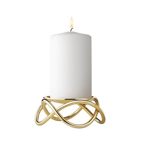 Discover The Georg Jensen Glow Candle Holder Gold Plated At Amara