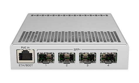 Mikrotik Cloud Router Switch CRS305 1G 4S Complete 4 SFP Ports Plus 1