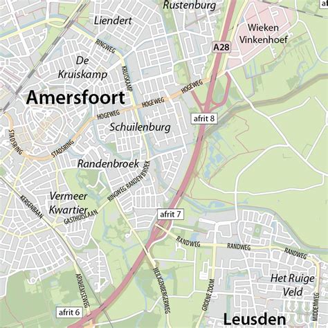 Digitale Plattegrond Van De Gemeente Amersfoort