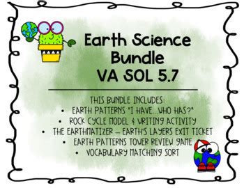 Earth Science Bundle VA SOL 5 8 By Nautical Knowledge TPT