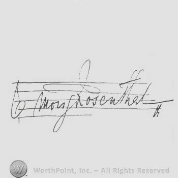 Mark with Signature: Moriz Rosenthal. | #566496