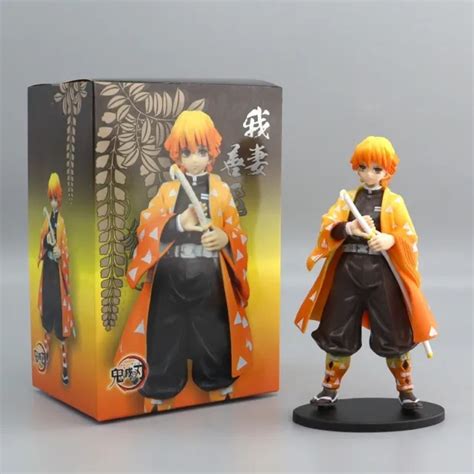 Zenitsu Agatsuma Action Figure Demon Slayer Kimetsu No Yaiba Pvc Toys