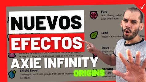 Gu A Actualizada Buff Y Debuff Efectos De Cartas En Axie Infinity