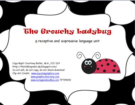 The Talking Owls: The Grouchy Ladybug