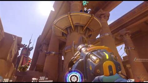 Overwatch Temple Of Anubis Anubis Defensive Pillar Youtube