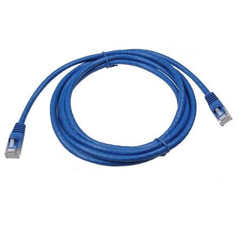 Panduit 100FT Cat6 Snagless Unshielded (UTP) Pure Bare Copper Patch Cable 550MHz — Blue (Single) (UTPSP-C6-UTP-100FT-BL-1PK)