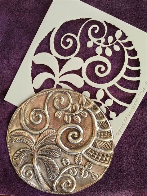 StencilGirl Talk: Guest Designer Magdalena Muldoon - metal embossing ...