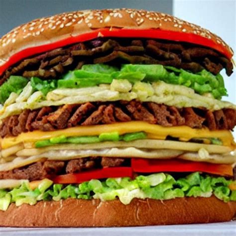 Hamburger Cheeseburger Big Mac By ParallelRingBuffer71505 Tuna