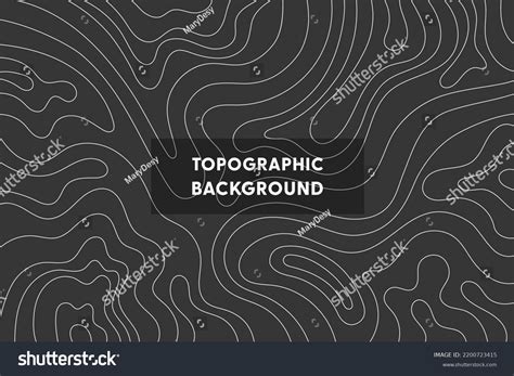 Topographic Map Vector Illustration Topographic Geographic Stock Vector ...