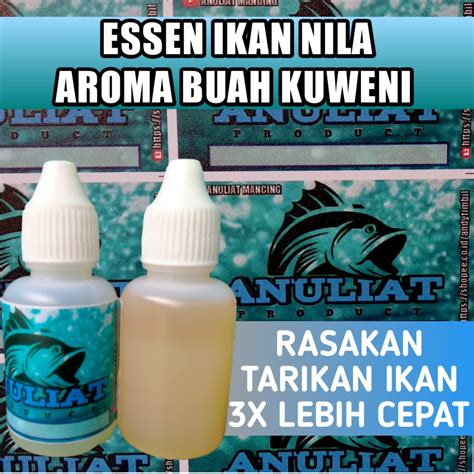 Jual ANULIAT Essen Ikan Nila Mujaer Media Lumut Lukut Kweni 30ml