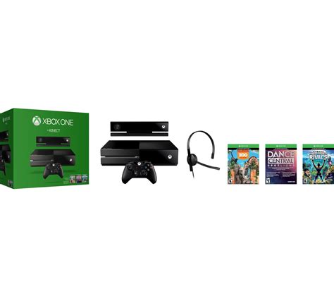 Xbox One Gb Console With Kinect Bundle Includes Chat Headset