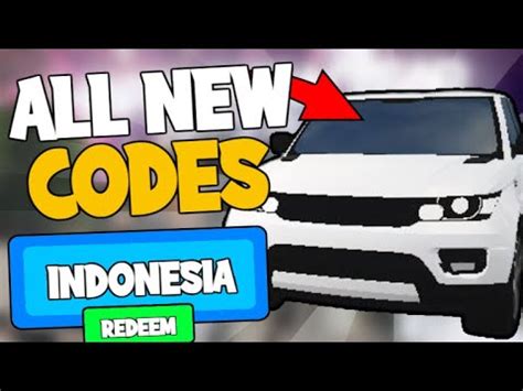 ALL CAR DRIVING INDONESIA CODES April 2023 ROBLOX Codes SECRET