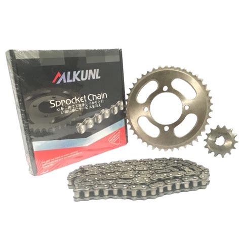 Alkunl Chain Sprocket Set Xrm Tmx Wave Hd C Barako Ct