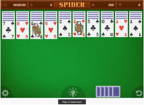 Spider Solitaire 4 suits | Play online