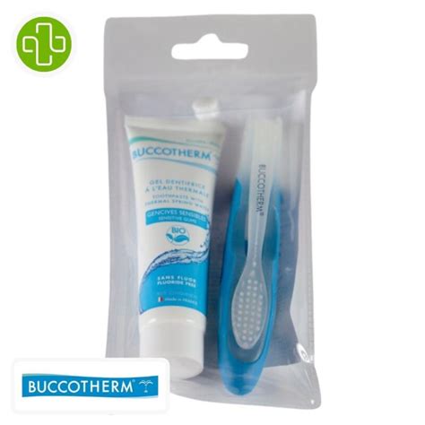 Buccotherm Kit De Voyage Gel Dentifrice L Eau Thermale Brosse