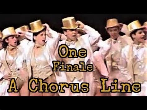 Finale One A Chorus Line Mystic Vision Players 2004 YouTube