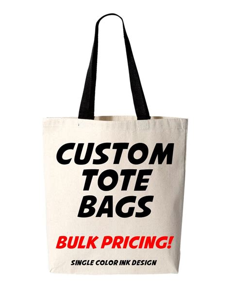 Custom Tote Bags Bulk Tote Bags Wholesale Totes Custom Etsy