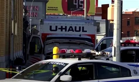 New York U Haul Truck Strikes Eight People Driver Arrested