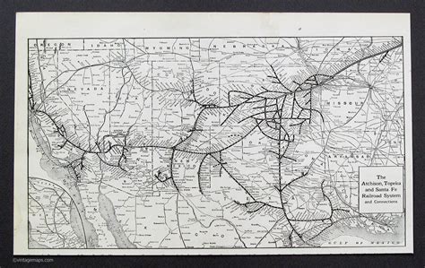 Santa Fe Railroad Route Map Maping Resources