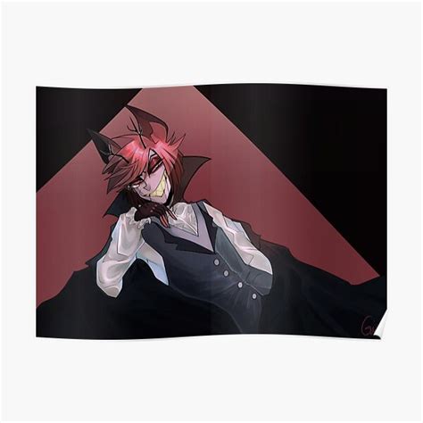 Vampire Alastor Poster By Gwi Xx Redbubble