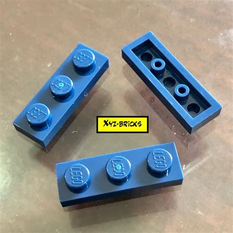 Jual LEGO PARTS 4177735 Plate 1x3 Earth Blue Shopee Indonesia