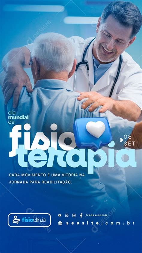 Modelo Story Dia Mundial Da Fisioterapia De Setembro Social Media