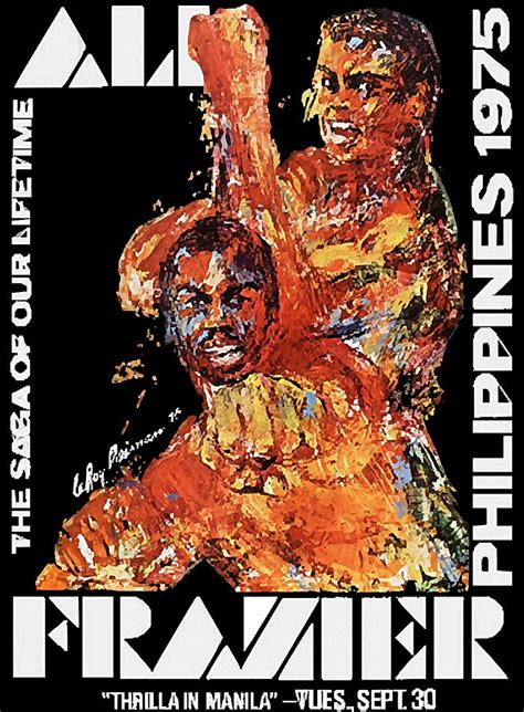 Thrilla in Manila Poster trending Painting by Oscar Robinson | Fine Art ...