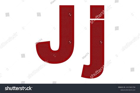 Alphabetic Uppercase Lowercase Letters J Square Stock Vector Royalty Free 2057665796