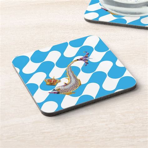 Contrada Capitana Dell Onda Wave Palio Beverage Coaster Zazzle