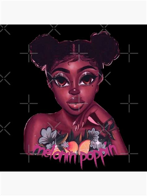 Melanin Poppin Strong Black Melanin Queen Poster By Zahra369der Redbubble