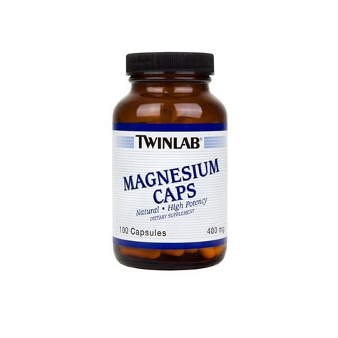 Twinlab Magnesium Capsules, 100 Ct - Walmart.com - Walmart.com