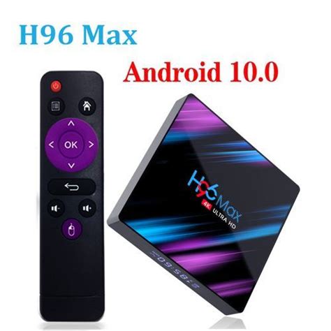 H96 Max TV Box Android 10 Rockchip RK3318 4 GB RAM 64 GB ROM H 265 4K