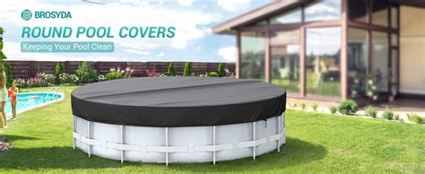 Amazon BROSYDA Round Pool Cover 22 Ft Swimming Pool Cover For