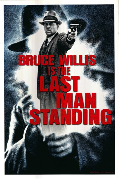 Last Man Standing Bruce Willis 1996 Advance One Sheet Poster Rolled Etsy