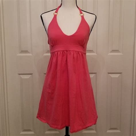 Victoria Secret Szs Built In Bra Top Halter Dress