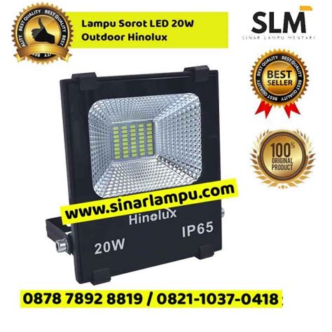 Lampu Sorot LED 20W Outdoor Hinolux Sinar Lampu Mentari