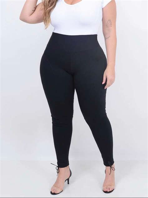 Cal A Legging Plus Size Compressora Refor Ada C S Super Alto Mercadolivre