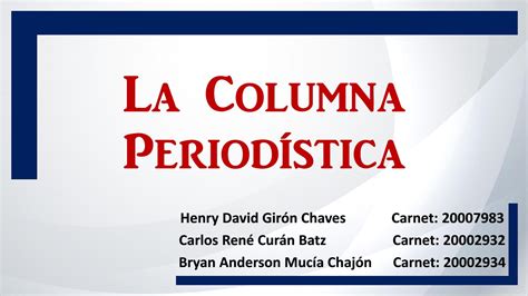 Columna Periodística by Bryan Anderson Mucía Chajón - Issuu